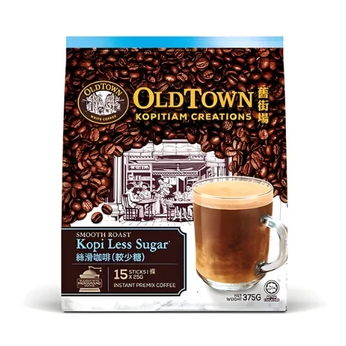 OldTown White Coffee 3 in 1 Kopi Less Sugar - Full Pack & Single Stick Option