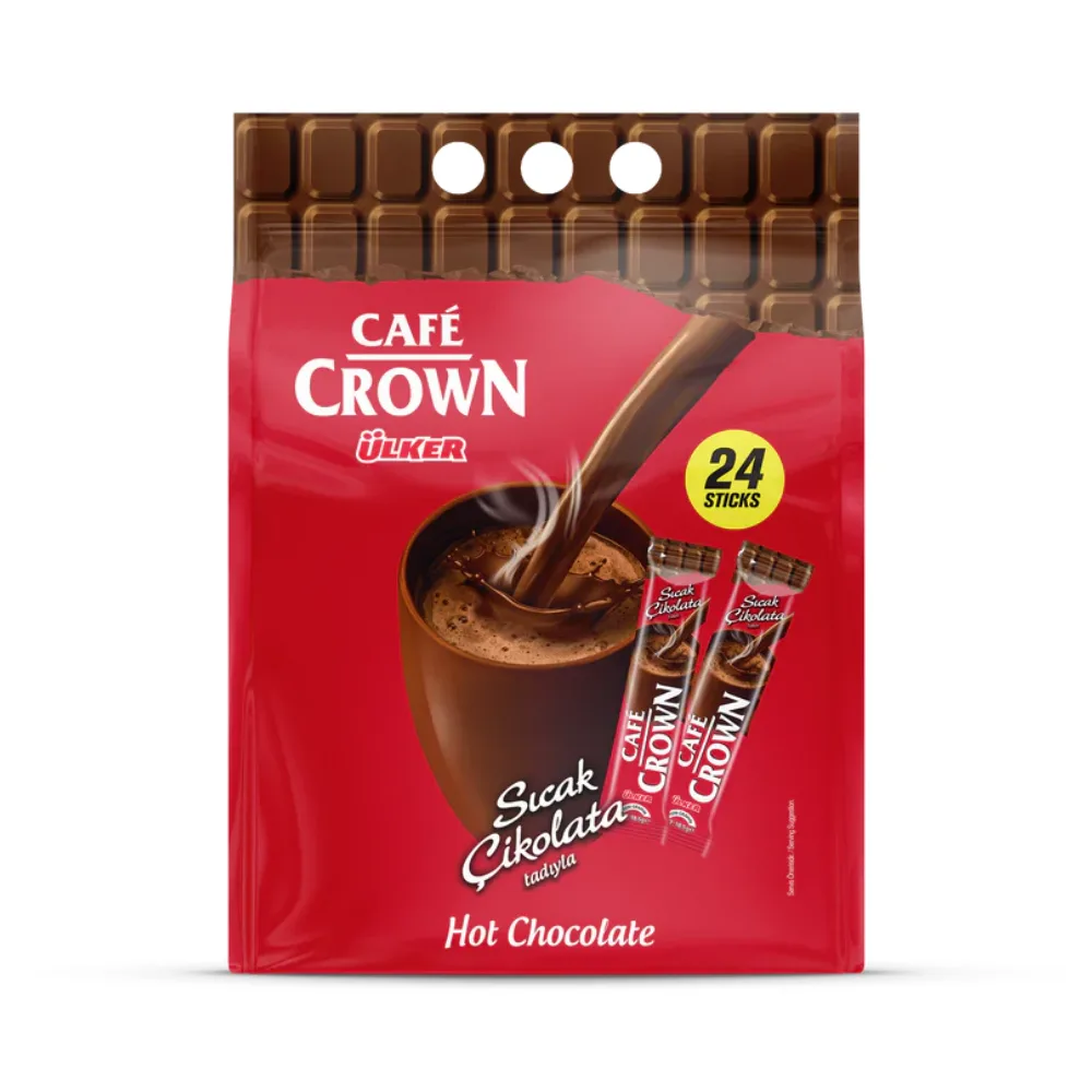 Cafe Crown Hot Chocolate Full pack/Single Stick